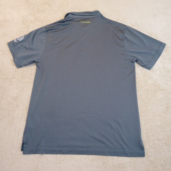 Travis Mathew Short Sleeve Golf Polo Shirt Gray Men's Large - Picture 2 of 7